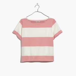 Setlist Boxy Top in Norfolk Stripe